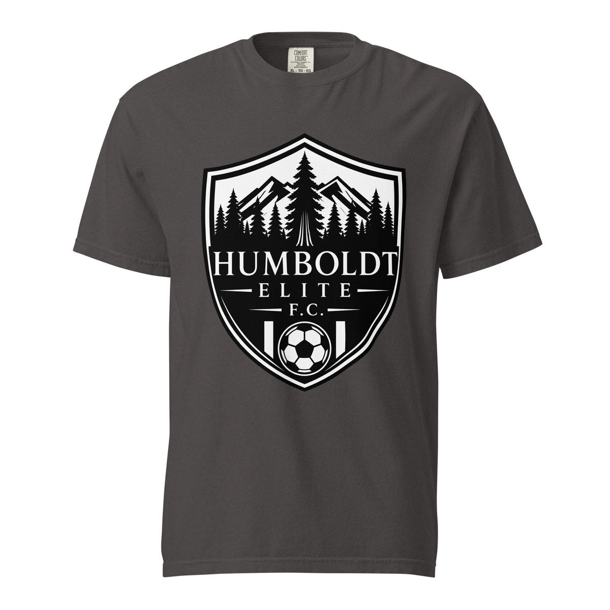 Signature | Comfort Colors T-Shirt | Humboldt Elite FC | Emblem Logo