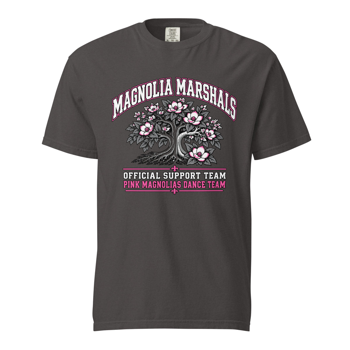 Signature | Comfort Colors T-Shirt | Pink Magnolias Dance | Crest Logo