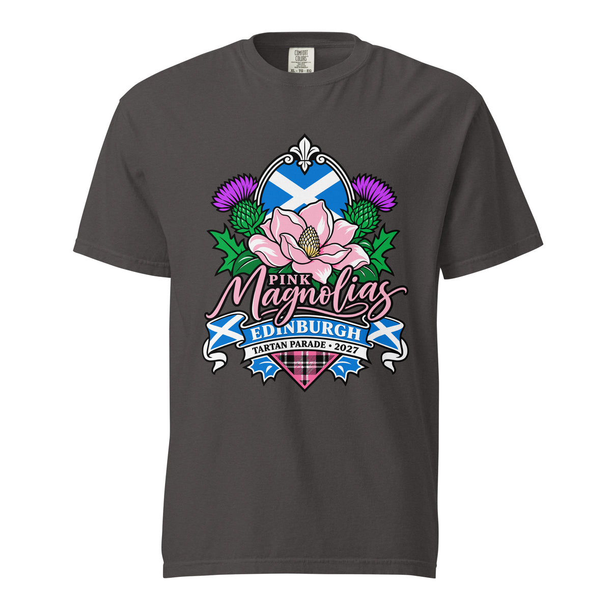 Signature | Comfort Colors T-Shirt | Pink Magnolias Dance | Valor Logo