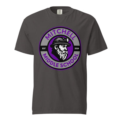 Signature | Comfort Colors T-Shirt | Mitchell Middle School Softball | Badge Logo