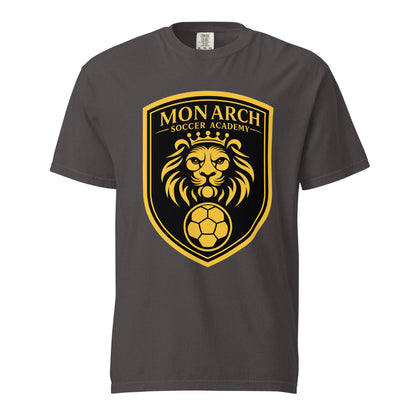 Signature | Comfort Colors T-Shirt | Monarch Soccer Academy | Shield Logo