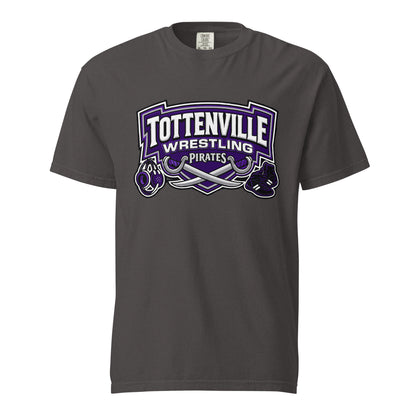 Signature | Comfort Colors T-Shirt | Tottenville wrestling club | Vanguard Logo
