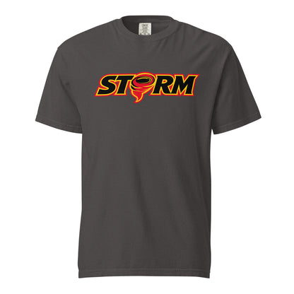 Signature | Comfort Colors T-Shirt | Storm Baseball Team | Crest Logo