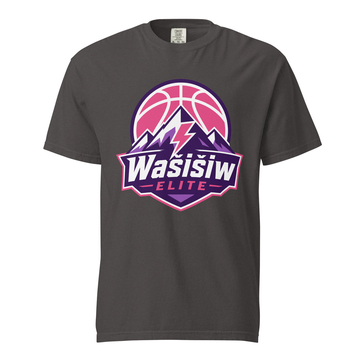 Signature | Comfort Colors T-Shirt | Wašišiw Elite | Emblem Logo