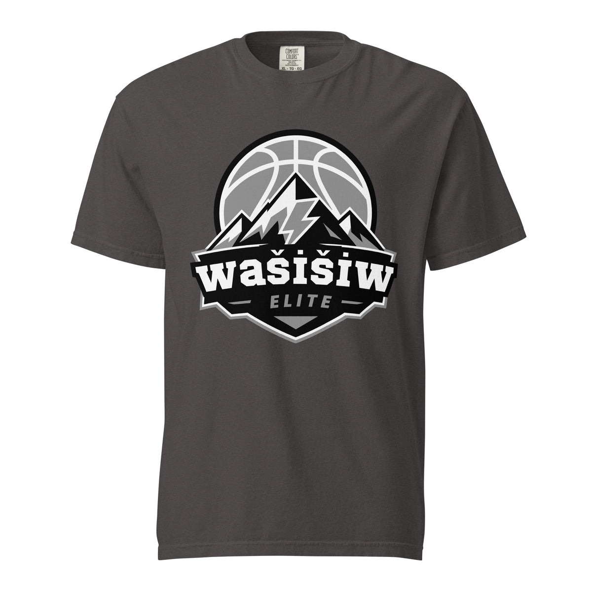 Signature | Comfort Colors T-Shirt | Wašišiw Elite | Shield Logo