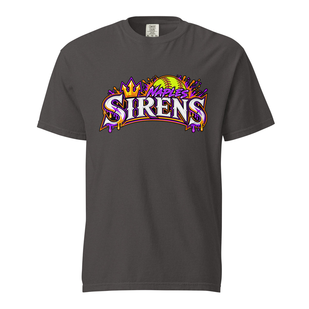 Signature | Comfort Colors T-Shirt | Naples Sirens | Emblem Logo