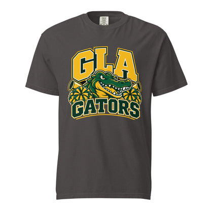 Signature | Comfort Colors T-Shirt | GLA Gators Cheer Team | Emblem Logo