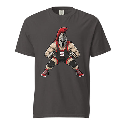 Signature | Comfort Colors T-Shirt | Spartan Wrestling Club | Mascot Logo