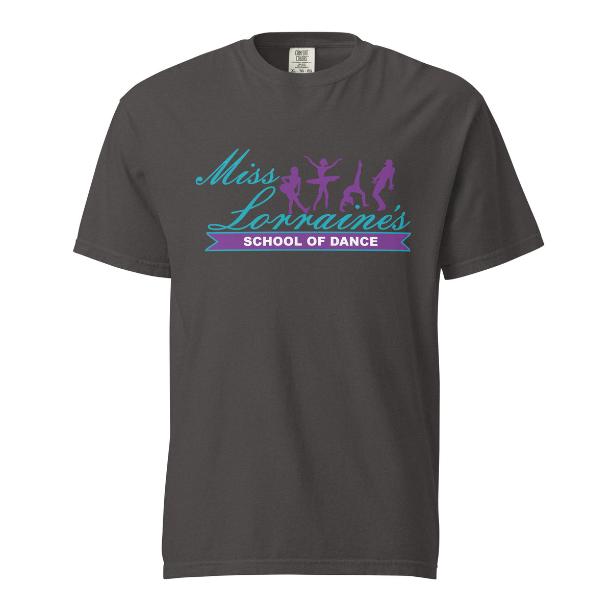 Signature | Comfort Colors T-Shirt | Miss Lorraine’s School of Dance | Crest Logo