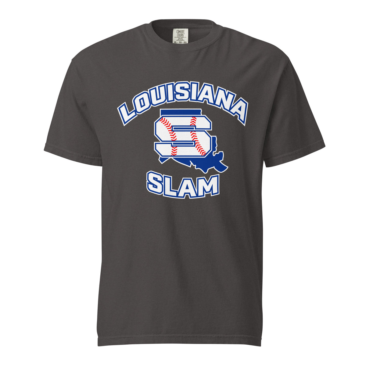 Signature | Comfort Colors T-Shirt | Louisiana Slam Baseball | Emblem Logo