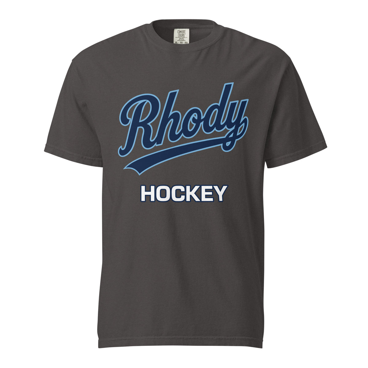 Signature | Comfort Colors T-Shirt | URI Men’s Hockey | Athletics Logo