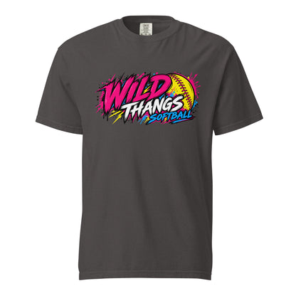Signature | Comfort Colors T-Shirt | Wild Thangs | Ironclad Fastpitch Logo