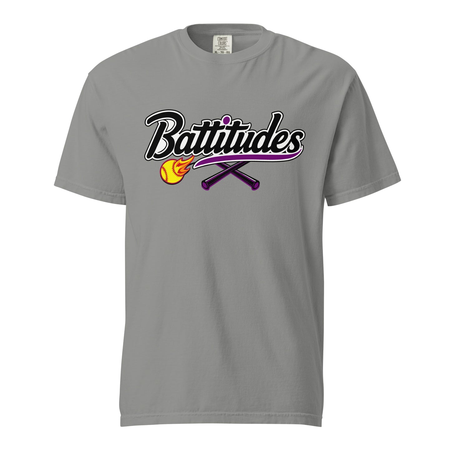 Signature | Comfort Colors T-Shirt | Battitudes | Crest Logo