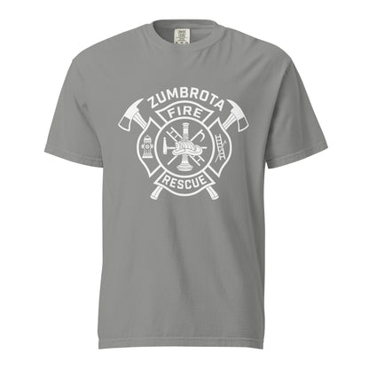 Signature | Comfort Colors T-Shirt | Zumbrota Fire Department | Crest Logo