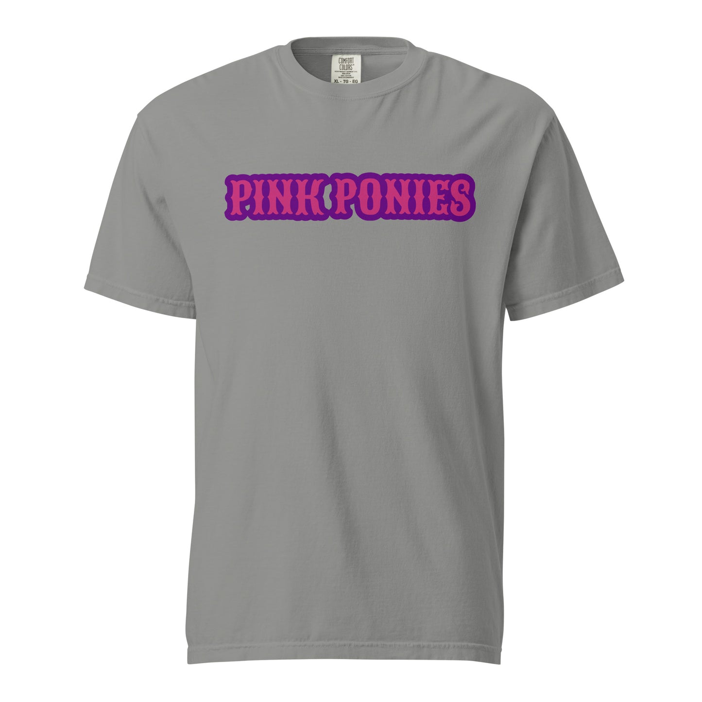 Signature | Comfort Colors T-Shirt | Pink Pony Athletic Club | Script Logo