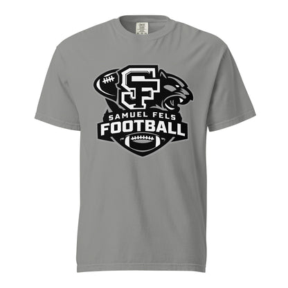 Signature | Comfort Colors T-Shirt | Samuel Fels Football | Crest Logo