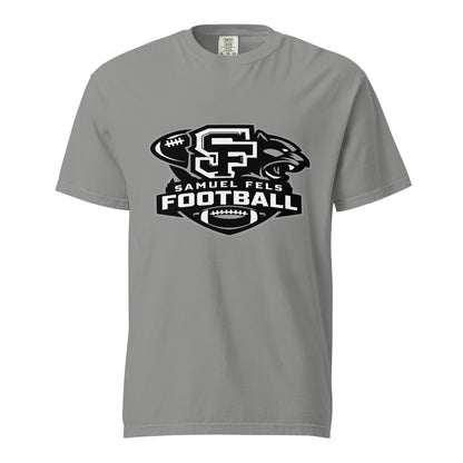 Signature | Comfort Colors T-Shirt | Samuel Fels Football | Crest Logo