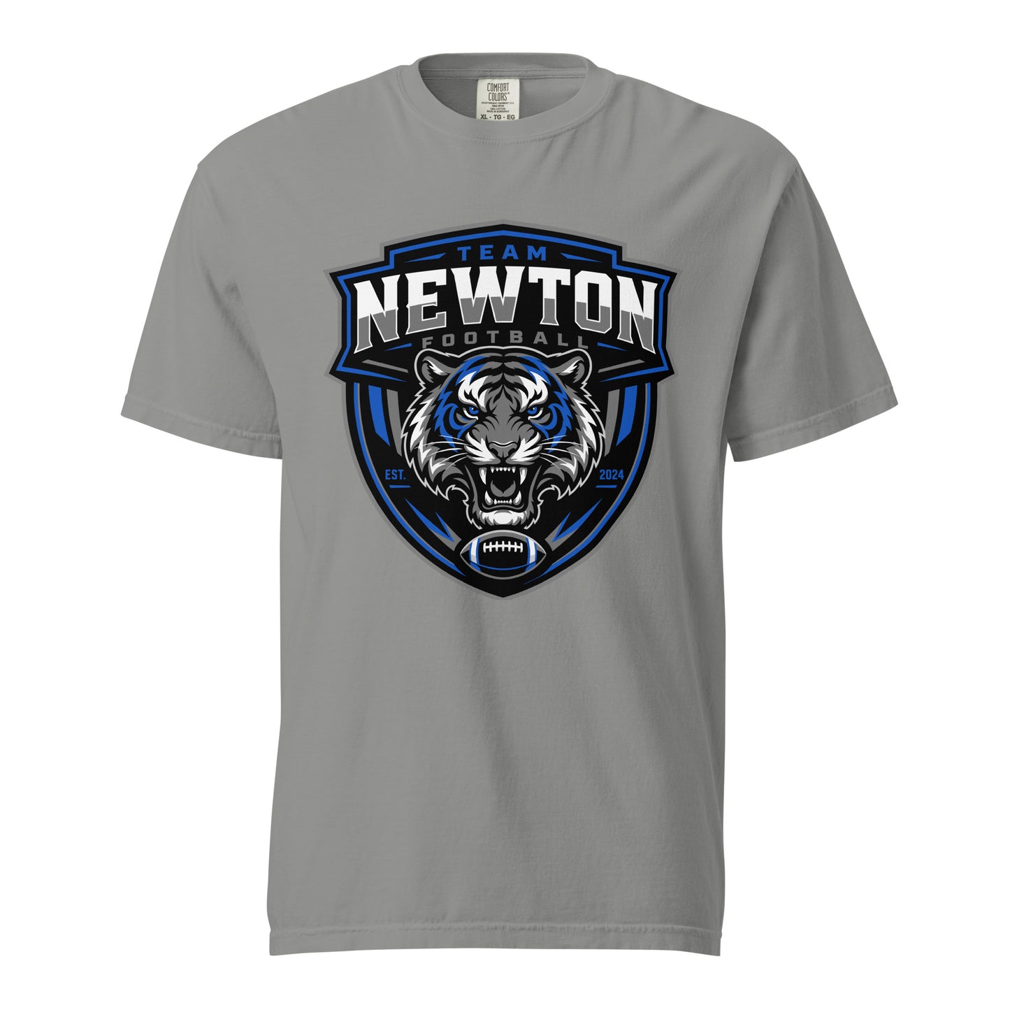 Signature | Comfort Colors T-Shirt | Newton Youth football league | Shield Logo