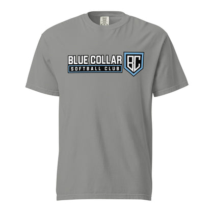 Signature | Comfort Colors T-Shirt | Blue Collar Softball 2034 | Vanguard Logo