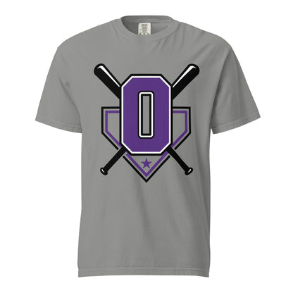 Signature | Comfort Colors T-Shirt | Carolina Outlaws Baseball | Vanguard Logo