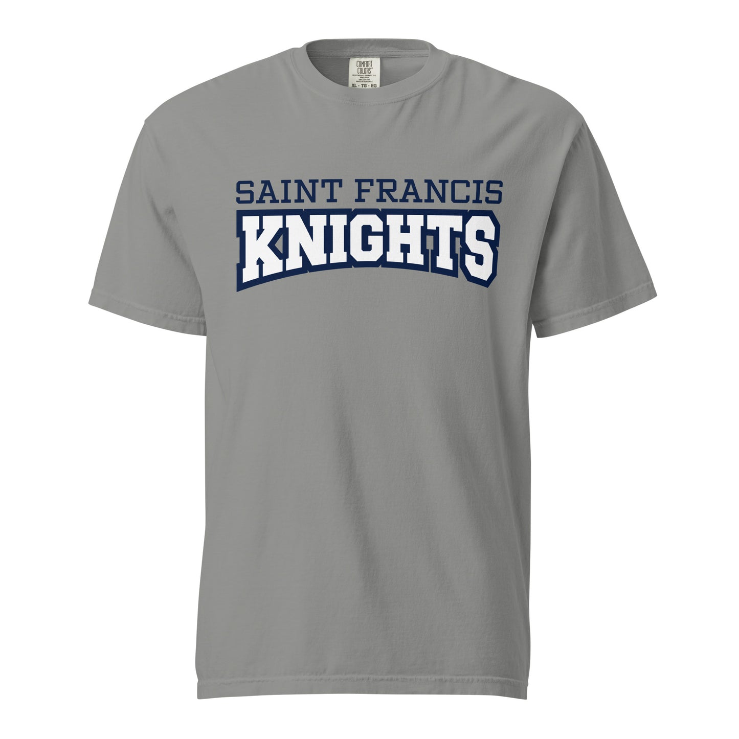 Signature | Comfort Colors T-Shirt | Saint Francis School | Modern Script Logo
