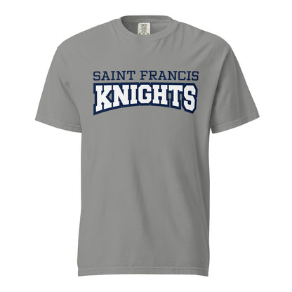 Signature | Comfort Colors T-Shirt | Saint Francis School | Modern Script Logo