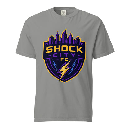 Signature | Comfort Colors T-Shirt | Shock City FC | Crest Logo