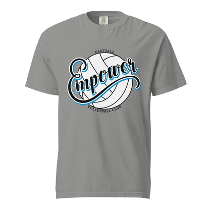 Signature | Comfort Colors T-Shirt | Empower Volleyball Club | Emblem Logo