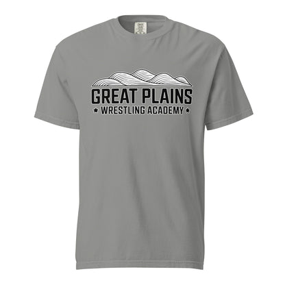 Signature | Comfort Colors T-Shirt | Great Plains Wrestling Academy | Crest Logo
