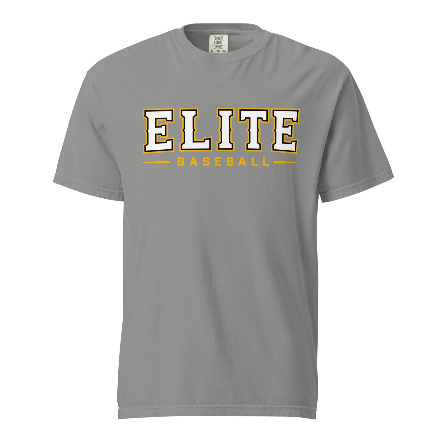 Signature | Comfort Colors T-Shirt | Elite Baseball | Vanguard Logo