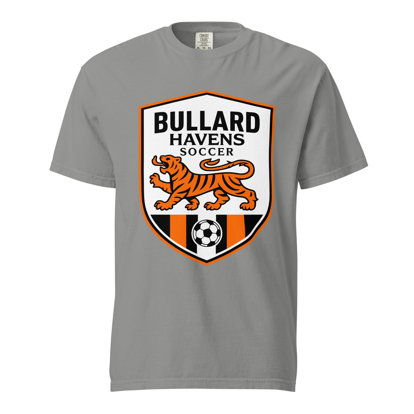 Signature | Comfort Colors T-Shirt | Bullard Havens Boys Soccer | Shield Logo