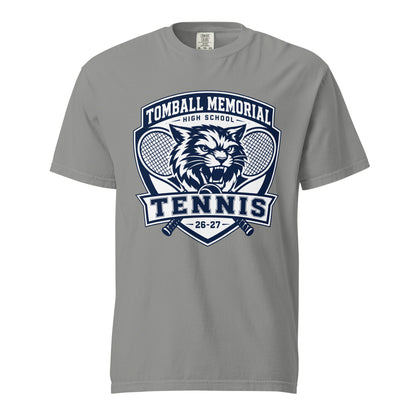 Signature | Comfort Colors T-Shirt | TMHS Tennis | Shield Logo