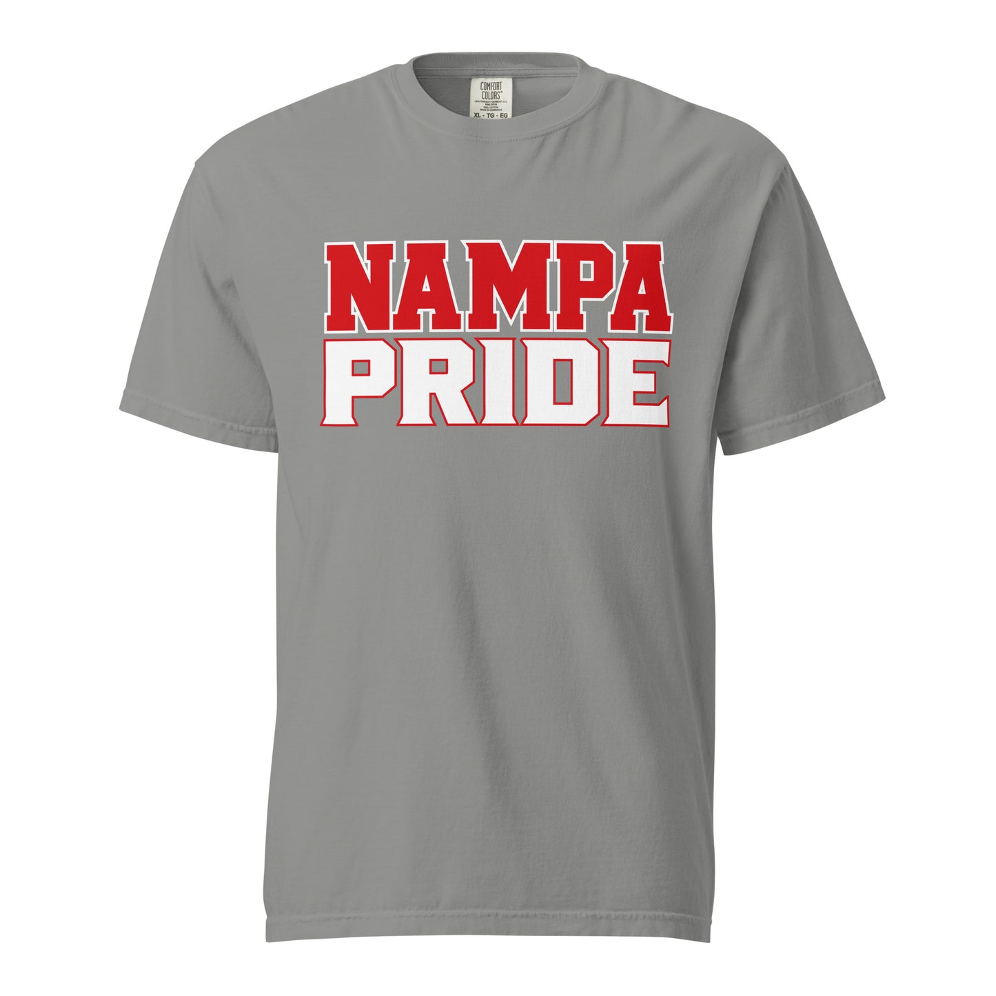 Signature | Comfort Colors T-Shirt | Nampa Pride | Letter Mark Logo