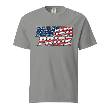 Signature | Comfort Colors T-Shirt | Nampa Pride | Modern Script Logo