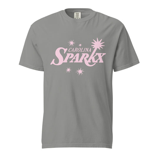 Signature | Comfort Colors T-Shirt | Carolina Sparkx | Modern Script Logo
