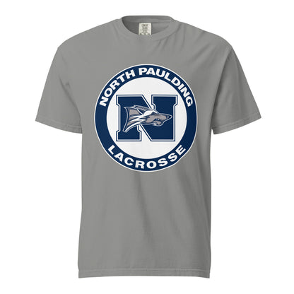 Signature | Comfort Colors T-Shirt | North Paulding Lacrosse | Badge Logo