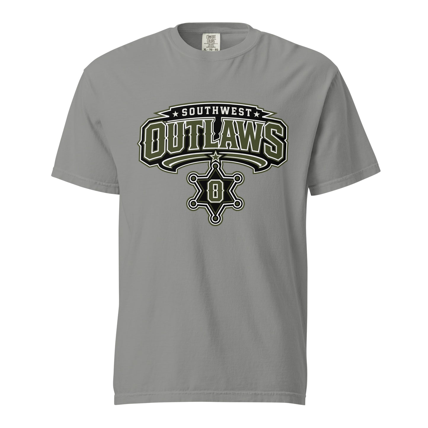 Signature | Comfort Colors T-Shirt | Southwest Outlaws | Frontier Athletics Logo