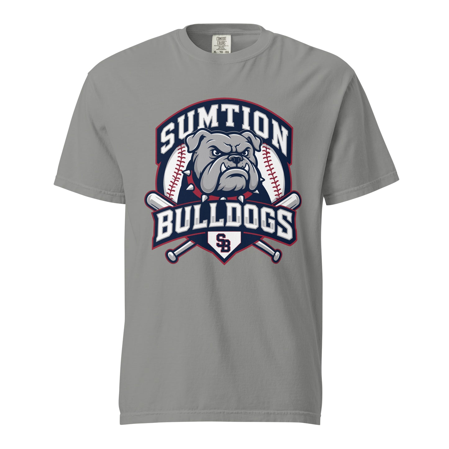 Signature | Comfort Colors T-Shirt | Sumtion bulldogs | Emblem Logo