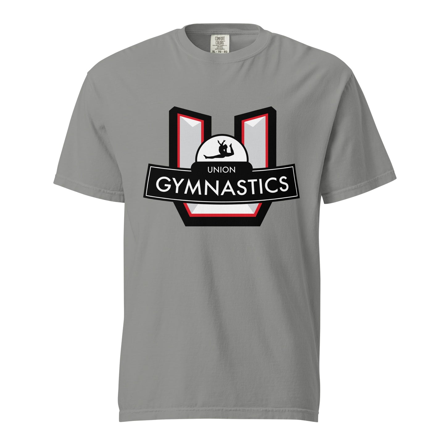 Signature | Comfort Colors T-Shirt | Union Gymnastics | Crest Logo