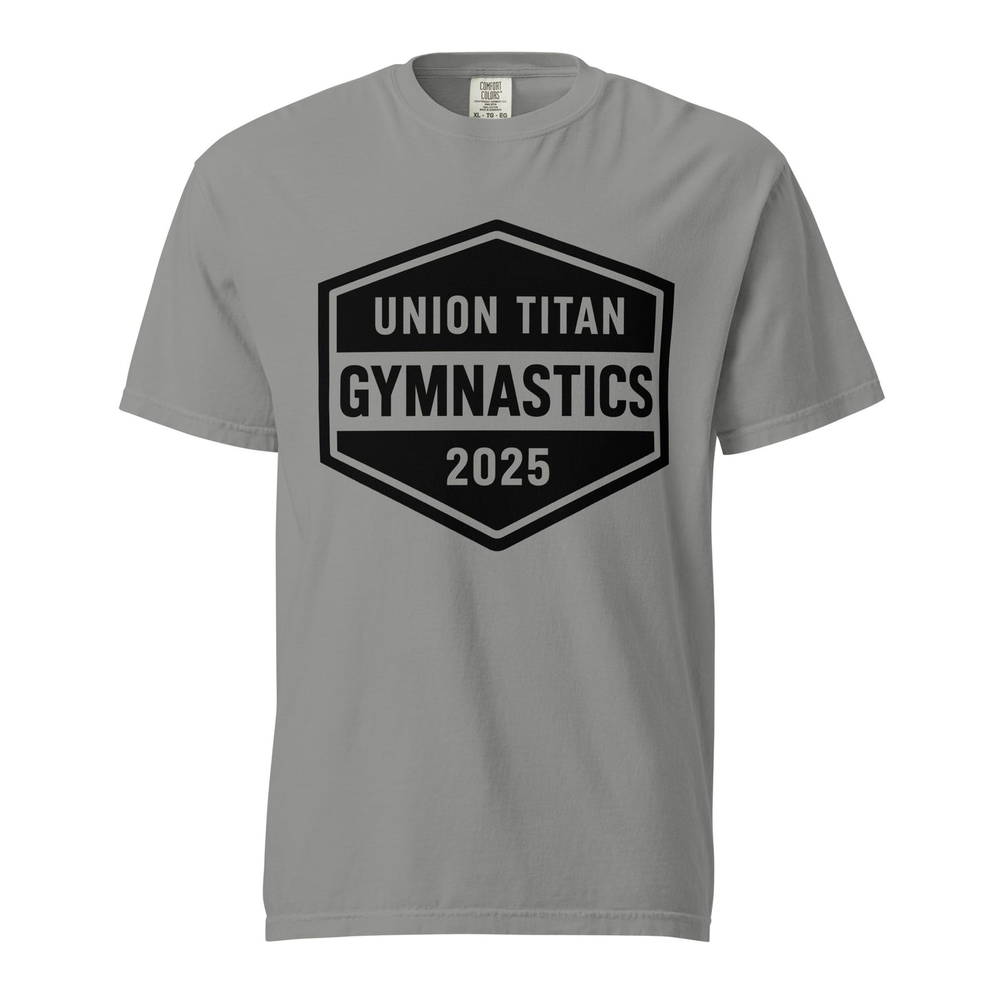 Signature | Comfort Colors T-Shirt | Union Gymnastics | Vanguard Logo