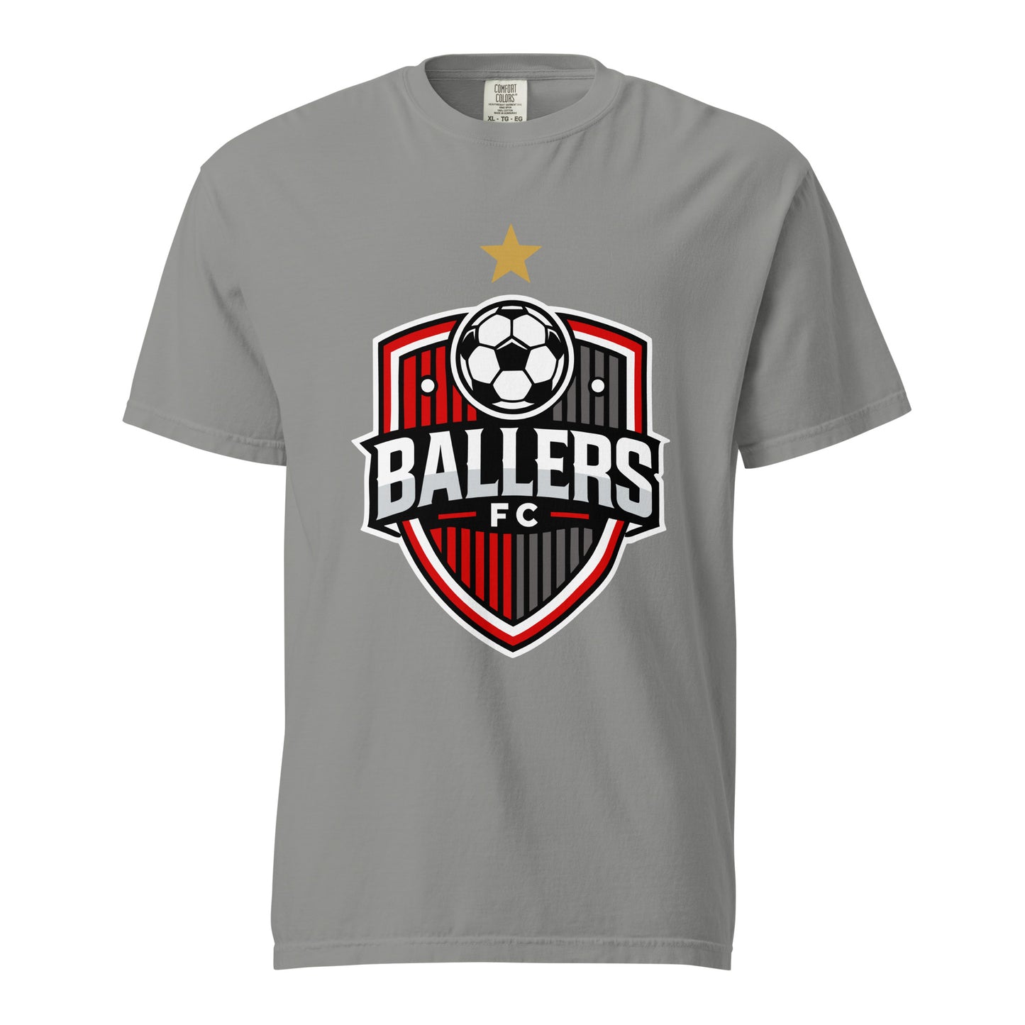 Signature | Comfort Colors T-Shirt | Ballers FC | Shield Logo