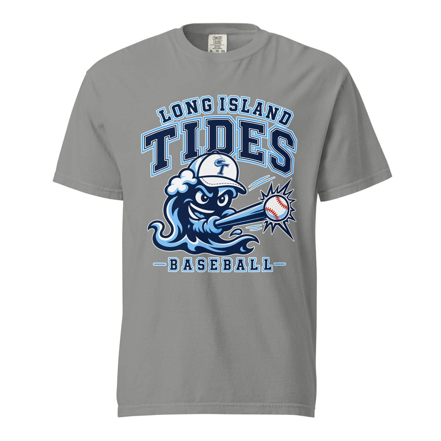 Signature | Comfort Colors T-Shirt | Long Island Tides Baseball | Valor Logo