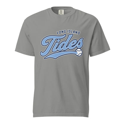 Signature | Comfort Colors T-Shirt | Long Island Tides Baseball | Athletics Logo