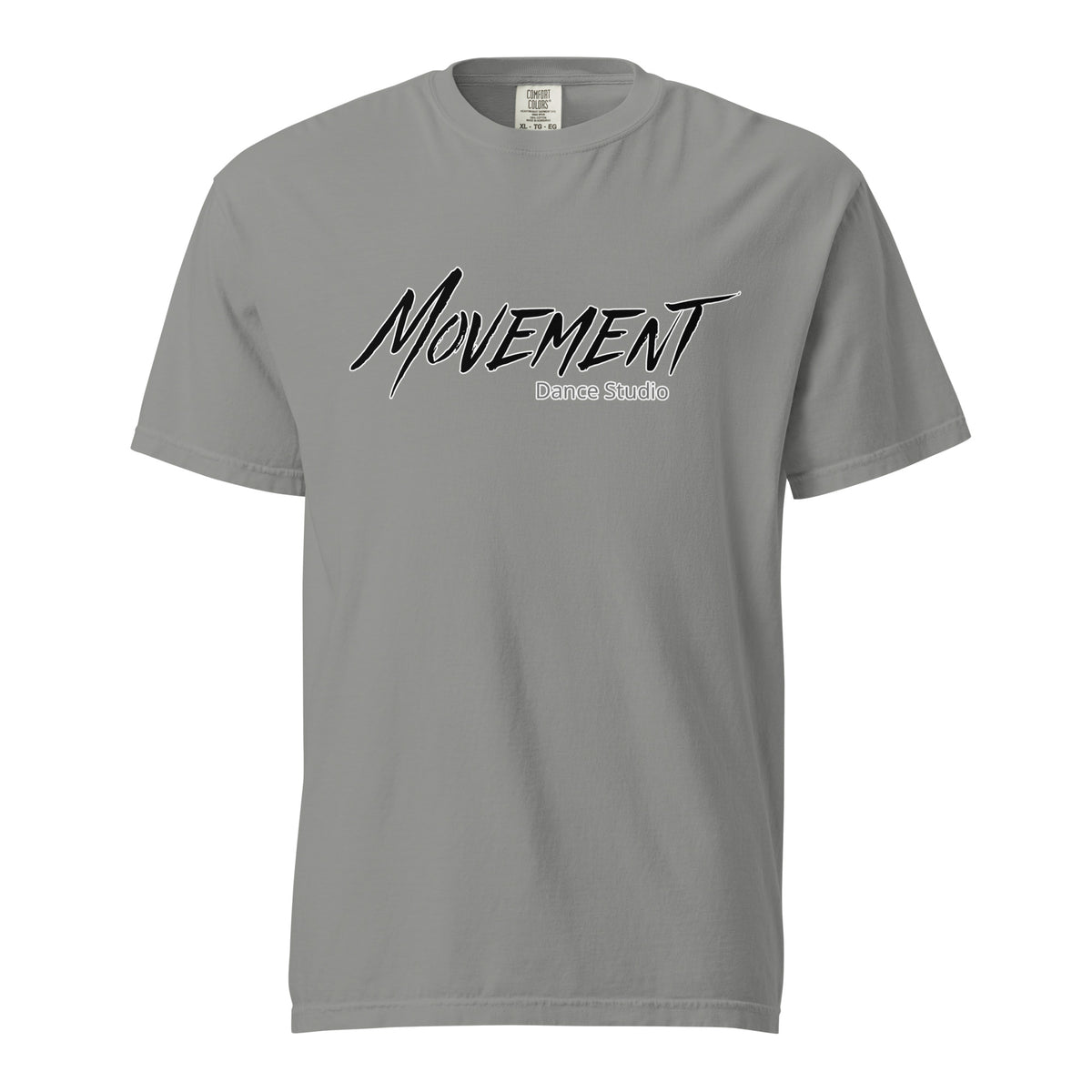 Signature | Comfort Colors T-Shirt | Movement Dance Studio | Crest Logo