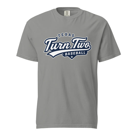 Signature | Comfort Colors T-Shirt | Texas Turn Two Baseball | Athletics Logo