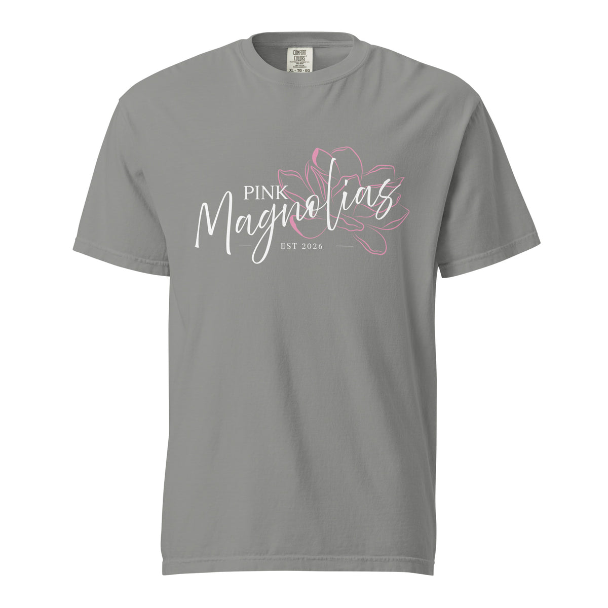 Signature | Comfort Colors T-Shirt | Pink Magnolias Dance | Modern Script Logo