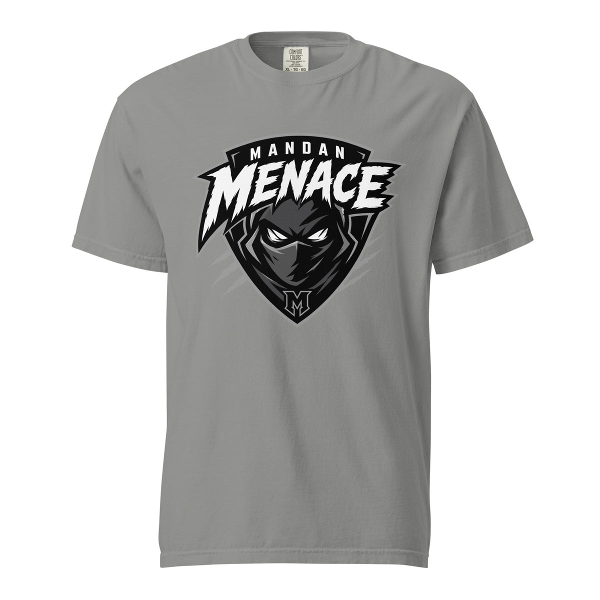 Signature | Comfort Colors T-Shirt | Mandan Menace | Shield Logo