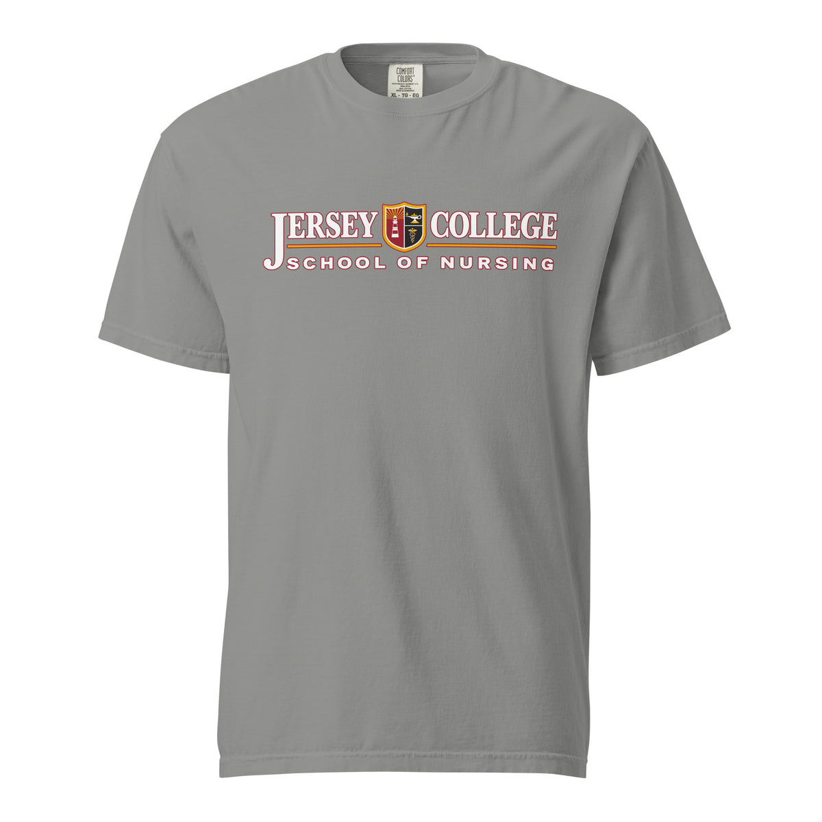 Signature | Comfort Colors T-Shirt | Grand View University Nursing | Emblem Logo