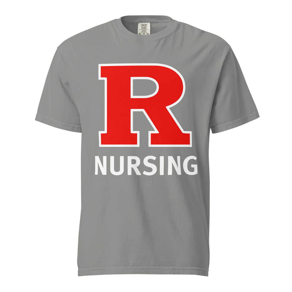 Signature | Comfort Colors T-Shirt | Grand View University Nursing | Lettemark Logo