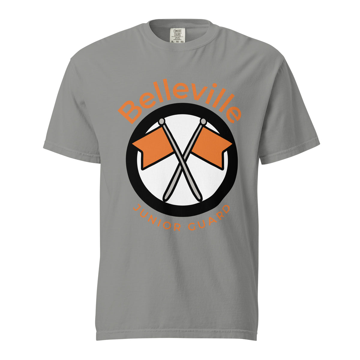 Signature | Comfort Colors T-Shirt | Belleville Community Guard Programs | Crest Logo